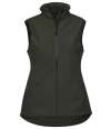 T9523 9523 Tee Jays Ladies Performance Soft Shell Bodywarmer Hunter Green colour image